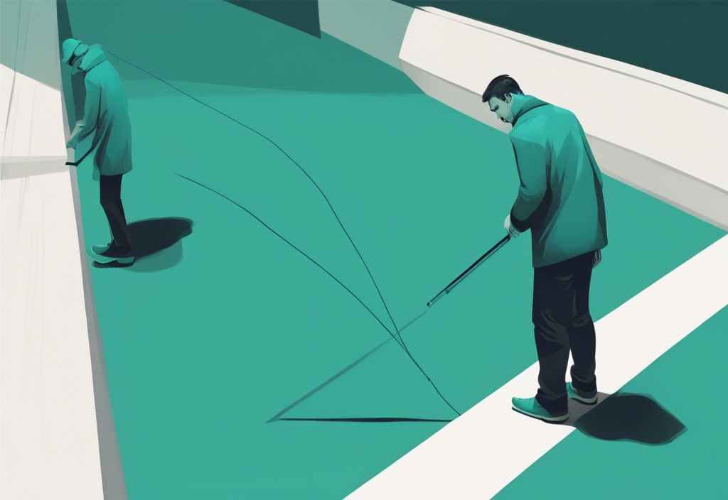 Modern digital painting of a person drawing a line in the ground between themselves and a narcissistic figure, illustrating boundary setting; 10 ways to set boundaries with a narcissist.