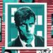 Modern digital painting with teal theme featuring iconic movie posters from American Psycho, Fight Club, and The Social Network, highlighting the best movies about narcissists.